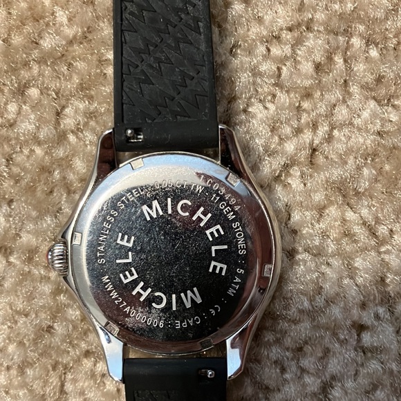 Beautiful Black Michele Watch worn once! - Picture 3 of 5